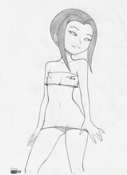 2008 cartoon_network class_of_3000 fluffy_(artist) kim_chin monochrome pussy_peek tagme undressing