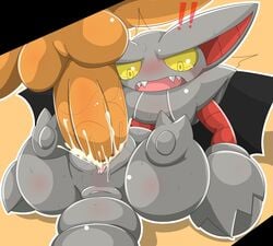 ! anus ass balls barefoot big_balls big_ears blush butt_blush claws cum cum_in_pussy cum_inside cum_on_penis cum_on_pussy cute female feral gliscor looking_down male nintendo nude open_mouth orgasm penetration penis pokemon pokemon_(species) pussy pussy_juice raised_leg sex sharp_teeth sitting straight sweat tears teeth thick_penis type vaginal_penetration video_games