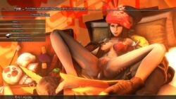 3d afro anal animated areolae bed bouncing_breasts breast_grab breasts breasts_out brown_hair caress chocolina dark-skinned_male dark_skin feathers female final_fantasy final_fantasy_xiii final_fantasy_xiii-2 hat human interracial male moogle nipples one_breast_out partially_clothed penis pussy reverse_cowgirl_position riding sazh_katzroy sex source_filmmaker spread_legs square_enix straddling straight tdw uncensored