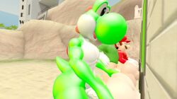3boys 3d 3d_(artwork) 3girls anthro anthro_on_human ass ass_grab beach blue_eyes bottomless bottomless_male brown_hair clothing dinosaur doggy_style dress facial_hair female gladehope grabbing_ass green_hat green_shirt green_skin green_yoshi hands_on_ass hat human human_on_human interspecies kabalmystic_(style) light-skinned_female light-skinned_male light_skin looking_at_another luigi male male/female mammal mario mario_(series) mature mature_female mature_male multiple_boys multiple_girls nintendo nude open_mouth outdoors penis_in_pussy princess princess_daisy princess_peach princess_rosalina red_hat red_shirt reptile scalie sex shirt short_hair straight straight_sex trees unseen_female_face white_gloves yoshi