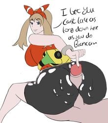 artist_request ass backpack bag bike_shorts blue_eyes brown_hair buttjob clothed clothed_female clothed_female_nude_male clothed_sex covered_buttjob female femdom from_behind handjob huge_ass human human_only idrawmolly long_hair looking_back male may_(pokemon) may_(pokemon_oras) nintendo nude nude_male one-finger_handjob penis pokémon pokemon pokemon_oras reverse_cowgirl_position rubbing sideboob smile solo_focus straight tease teasing