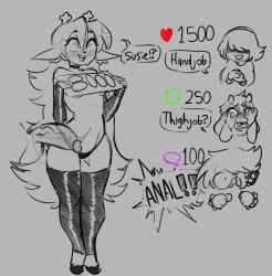 1futa 1girls 2girls anthro blush bovid caprine censored comment darkner deer deltarune futanari goat human kris_(deltarune) like_and_retweet mammal meta_request new_world_deer no_color noelle_holiday penis ralsei reindeer reptile scalie sketch suggestion susie_(deltarune) tommiowo undertale_(series)