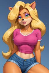tawna bandicoot from crash (series) by deergirlfit