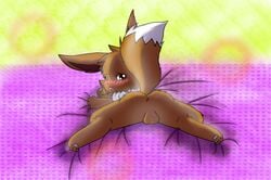 ball bed blush blushes cute eevee eeveelution male nintendo pokemon senz video_games