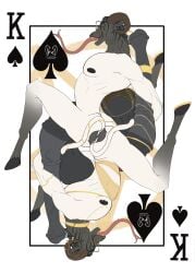 absurd_res animal_genitalia animal_penis anthro autotonguejob balls big_balls big_flare big_penis black_body bodily_fluids bovid butt caprine caprine_demon card card_template claws clothed clothing colored demon demonic digital_drawing_(artwork) digital_media_(artwork) dripping duo english_text equid equine equine_genitalia equine_penis erection feralclaw flared_penis fur genitals goat goat_demon hair hi_res horn horse huge_balls huge_penis huge_thighs hybris_(feralclaw) hyper hyper_genitalia hyper_penis licking long_tongue looking_at_viewer male male/male male_anthro mammal masturbation medial_ring mottled mottled_genitalia mottled_penis mythological_creature mythology narrowed_eyes nipples nude open_mouth oral oral_masturbation penile penile_masturbation penis playing_card presenting saliva saliva_drip saliva_on_penis saliva_on_self saliva_on_tongue saliva_string self_lick sheep simple_background smile solo tail teeth text thick_thighs tongue tongue_out white_body white_fur