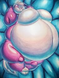 ayaxstudio bbm big_breasts breasts cleavage female female_only huge_breasts lycanroc me moobs overweight pokemon pokemon_(species) tag tagme thick_thighs wide_hips