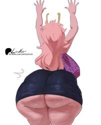 mina ashido from my hero academia by lewddoodler