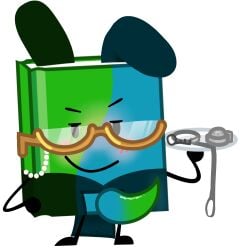 1dickgirl 1futa accurate_art_style animate_inanimate battle_for_dream_island bfdi big_penis blush book_(bfdi) bunnysuit chastity_cage dickgirl futanari glasses intersex leash milf mischievous_smile mommy object_shows penis png seductive_look serving_tray solo solo_dickgirl solo_futa transparent_background