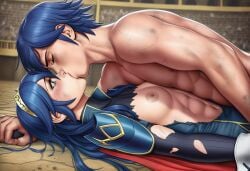 ai_generated ai fire_emblem fire_emblem_awakening chrom_(fire_emblem) lucina_(fire_emblem) marth_(fire_emblem_awakening) fully_clothed clothing clothed annoyed annoyed_expression angry angry_face defeated defeated_heroine defeat incest father_and_daughter father daughter arena public imminent_sex imminent_rape torn_clothes torn_clothing raped_female rape restrained penetration female_penetrated male_penetrating_female male_penetrating abs desperation crying crying_with_eyes_open screaming kissing forced_kiss