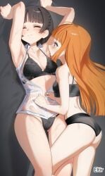 2d 2d_(artwork) 2d_artwork 2girls ahoge arm_above_head arm_up armpit armpit_crease armpit_peek armpits arms_above_head arms_up ass ass_cleavage ass_crack ass_visible_from_the_front ass_visible_through_thighs assertive_female average_breasts back bare_armpits bare_arms bare_back bare_chest bare_hands bare_knees bare_legs bare_midriff bare_shoulders bare_skin bare_thighs belly black-haired_female black_background black_bra black_hair black_panties black_thong black_underwear blunt_bangs blush_face blush_lines blushing blushing_at_another blushing_at_partner blushing_female blushing_lines bra braid braided_hair braids breasts butt cleavage closed_eyes collarbone curvaceous curvaceous_body curvaceous_female curvaceous_figure curvaceous_hips curvaceous_teenager curvy curvy_body curvy_female curvy_figure curvy_hips curvy_teen dark_background dark_hair digital digital_art digital_drawing digital_drawing_(artwork) digital_media digital_media_(artwork) dominant_lesbian drawing duo elbows eltir exposed exposed_armpits exposed_arms exposed_back exposed_chest exposed_legs exposed_midriff exposed_shoulders exposed_skin exposed_thighs eyebrows_visible_through_hair female female_focus female_only fingers flushed flushed_face frilled_bra frilled_underwear ginger ginger_hair gluteal_fold groin hairless_armpits half_naked half_nude half_up_braid hand_above_head hand_up hands_above_head hands_up high_resolution highres homosexual homosexual_female hourglass_figure inframammary_fold inguinal_crease inguinal_ligament knee_between_legs lace_bra lace_panties lace_underwear laced_bra laced_panties laced_underwear large_breasts_lesbian lean_figure leg_between_another's_thighs leg_between_legs leg_between_thighs lesbian lesbian_domination lesbian_focus lesbian_only lesbian_pleasure lesbians lesbians_naked long_hair makoto_niijima median_furrow medium_breasts midriff multiple_females multiple_girls naked naked_female naked_shirt naked_woman narrow_waist nude nude_female nudity open_clothes open_clothing open_mouth open_shirt open_topwear orange-haired_female orange_hair orange_hair_female panties parted_lips partially_undressed persona persona_5 profile purple-eyed_female purple_eyes sakura_futaba semi_nude shaved_armpits shirt short_hair shoulders simple_background slender_body slender_waist slim_female slim_waist small_boobs small_breasts small_tits standing straight_hair submissive_lesbian thigh_gap thighs thong tied_hair tiny_breasts tiny_tits tongue tongue_out unbuttoned unbuttoned_shirt underwear upper_body voluptuous white_shirt white_topwear wide_hips yuri