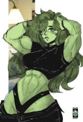 1girls big_ass big_breasts big_thighs breasts curvaceous curvy curvy_figure digital_media_(artwork) female female_only giantess green-skinned_female green_body green_hair green_skin hips hourglass_figure huge_ass huge_breasts huge_thighs hulk_(series) jennifer_walters killerghost large_ass large_breasts large_female large_thighs legs lordkillerghost macro macro_female marvel marvel_comics mature mature_female mini_giantess she-hulk slim_waist tall tall_female thick thick_hips thick_legs thick_thighs thighs voluptuous waist wide_hips wide_thighs