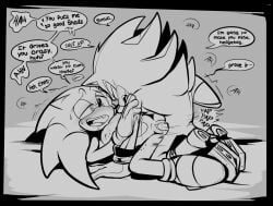 1boy 1cuntboy 2023 2boys andromorph andromorph/male andromorph_penetrated anthro anthro_on_anthro bite_mark bite_mark_on_breast clothing comic cuntboy dialogue digital_drawing_(artwork) digital_media_(artwork) duo english_text eulipotyphlan footwear furry furry_male furry_only genitals gloves handwear heart_eyes heart_symbol hedgehog hi_res intersex intersex/male intersex_penetrated line_art lying male male/cuntboy male_penetrating male_penetrating_andromorph male_penetrating_intersex mammal nipples on_side open_mouth open_smile penetration sega sex shaddycatz shadow_the_hedgehog shoes smile sonadow sonic_(series) sonic_the_hedgehog sonic_the_hedgehog_(series) speech_bubble spread_legs spreading text vulva