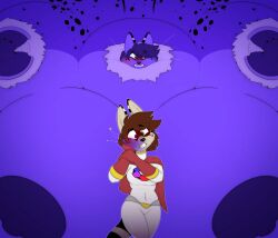 big_breasts blueberry_inflation breasts cleavage female furry huge_breasts inflation nipples swatchfodder tagme thick_thighs wide_hips