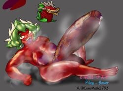 anthro anthrofied ass electronic_arts female flora_fauna plant plant_humanoid plantie plants_vs._zombies plants_vs_zombies popcap_games thick_thighs video_game_character video_games chomper_(pvz) cherrizilla_(pvz) steamy_breath plants_vs._zombies_fusion coremoth2793 futa huge_cock