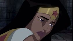 amazon breasts_focus canonical_scene cleavage dc dc_comics determined_expression diana_of_themyscira female female_only hippolyta large_breasts official_animation official_art sexualized suiting_up themyscira wonder_woman wonder_woman_(2009_film) wonder_woman_(series)