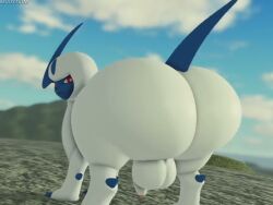 3d_(artwork) 3d_animation 4:3 absol all_fours anal anal_sex animated ass backsack balls big_balls big_butt digital_media_(artwork) disembodied_penis duo fat_ass_feral feral generation_3_pokemon genitals high_framerate huge_butt humanoid_genitalia humanoid_penis hyper hyper_butt looking_back male male/male muitetium muitetul nintendo no_sound penetration penile penile_penetration penis penis_in_ass pokemon pokemon_(species) roblox short_playtime solo_focus tagme video