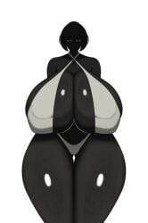 big_boobs big_breasts bikini black_body black_eyes black_hair black_skin breasts delete_alliance entity female huge_boobs huge_tits humanoid massive_breasts massive_tits monster naked nate_hand_gesture nipples pussy staring staring_at_viewer tagme tits void