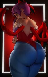 3d ass bare_shoulders curvy darkstalkers demon_wings fat_ass female female_only from_behind head_wings huge_ass lilith_aensland looping_animation mp4 nurico purple_hair shaking_ass short_hair succubus tagme thick_ass video wide_hips wiggling_ass