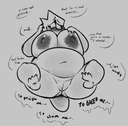 alphys anthro areola belly big_belly big_breasts blush breasts butt butt_from_the_front deep_navel dialogue english_text eyewear female genitals glasses huge_breasts lizard looking_away lying navel nipples nude obese obese_anthro obese_female on_back overweight overweight_anthro overweight_female presenting presenting_vulva reptile roleplay scalie short_tail shortstack solo spread_legs spreading tail talking_to_viewer text thick_tail thick_thighs undertale_(series) vulva vyralewd