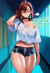ayase momo from dandadan by zeyayelan