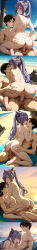 ai_generated anime attack_on_titan beach beach_background big_breasts biting_lip blonde-haired_male colored crossover cumming digital_media eren_jaeger excited excited_female excited_for_sex excited_male female_on_top genshin_impact hair_ornament happy happy_female happy_male happy_sex keqing_(genshin_impact) light-skinned_female light-skinned_male light_skin looking_at_another looking_at_partner male/female muscles muscular muscular_male purple purple_eyes purple_hair seductive_eyes seductive_look shingeki_no_kyojin sitting video_games voluptuous voluptuous_female brown_hair green_eyes oral oral_sex blowjob cowgirl_position cumming_in_pussy cumming_while_penetrating male_on_bottom male_penetrating male_penetrating_female seductive_smile sitting_on_lap sitting_on_penis sitting_on_person smiling vagina vaginal vaginal_insertion vaginal_penetration vaginal_sex sequence collage