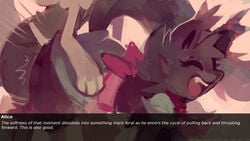 alice_(floraverse) animal_ears ass cat_ears feline feline female lagomorph male mammal purplekecleon sex