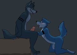 anthro bobbie brothers canine duo humanoid_penis incest male male_only mammal multiple_males oral penis robbie robbie_(rotten_robbie) rotten_robbie sibling wolf yaoi