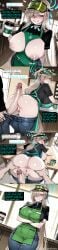 asuna_(blue_archive) starbucks starbucks_barista blue_archive phanary patreon patreon_username patreon_link absurdres aesthetic ai_generated anime anime_style blurred_background comic comic_page comic_panel comic_strip cover_page dialogue digital_art digital_painting english high_quality highres line_art long_comic manga_style multiple_panels soft_shading speech_bubble 1girls 1girl 1female solo_focus big_breasts huge_breasts large_breasts big_ass large_ass bubble_butt bubble_ass thick curvy curvy_figure curvy_female curvy_body curvy_hips curvy_thighs sexy sexy_pose sexy_body sexy_female beautiful beautiful_girl beautiful_female cute cute_face slut bitch 2026 blush blushing blush_lines blushing_female text text_bubble text_box text_focus english_text english_dialogue solo long_hair breasts looking_at_viewer smile blue_eyes shirt blonde_hair holding ribbon very_long_hair nipples hair_ribbon short_sleeves alternate_costume collared_shirt choker pants indoors mole hair_over_one_eye grin halo apron uniform cup black_shirt black_choker light_brown_hair blue_ribbon breasts_out holding_cup between_breasts web_address meme mole_on_breast asymmetrical_bangs visor_cap lactation blue_halo disposable_cup coffee employee_uniform coffee_cup green_apron polo_shirt breast_milk 1boy underwear panties ass hetero thighs penis pussy looking_back hair_bun from_behind white_panties pubic_hair uncensored pussy_juice erection clothes_pull denim bent_over panty_pull veins jeans blue_pants ass_focus veiny_penis large_penis huge_ass precum imminent_penetration pants_pull huge_penis looking_at_penis imminent_vaginal penis_awe grinding twitching_penis buttjob penis_on_ass vaginal_penetration vagina vaginal vaginal_sex vaginal_insertion vaginal_fluids vaginal_juices sex cum open_mouth heart sweat tongue_out saliva pov anus cum_in_pussy heart-shaped_pupils table trembling after_sex heavy_breathing clothed_sex cumdrip ass_grab blue_panties cum_overflow groping pov_hands ahegao after_vaginal presenting deep_skin rolling_eyes fucked_silly cum_string spread_anus spread_ass after_anal grabbing_another's_ass on_table counter cafe puckered_anus slap_mark aqua_panties anal_fluid ponytail teeth crossed_arms clenched_teeth name_tag cum_on_clothes