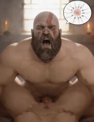 kratos from god of war by selemene