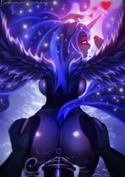 2015 alicorn anthro anthrofied ass ass_grab breasts color cutie_mark duo equine female friendship_is_magic hair hand_on_ass horn long_hair male mammal my_little_pony open_mouth penetration penis princess_luna_(mlp) straight wings zolombo