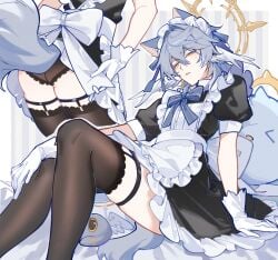 sunday_(honkai:_star_rail) honkai:_star_rail panties maid_uniform maid_outfit 1boy