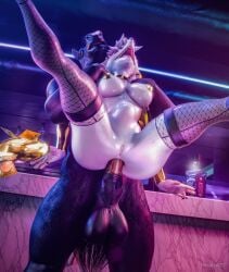 2026 3d_(artwork) abdominal_bulge absurd_res anal anal_penetration anthro anthro_on_anthro anthro_penetrated anthro_penetrating anthro_penetrating_anthro anus arm_warmers armwear balls big_balls big_breasts big_penis black_body black_fur breasts choker closeup3d clothing condom digital_media_(artwork) duo ear_piercing ear_ring equid equine female female_penetrated fishnet_clothing fishnet_legwear fishnet_thigh_highs fur genitals glistening glistening_body gold_(metal) gold_armwear gold_choker gold_ear_ring gold_jewelry gold_necklace gold_pasties hi_res horse huge_penis jewelry legwear male male/female male_penetrating male_penetrating_female mammal murid murine necklace officer_flint officer_flint_(foresttherotten) pasties penetration penile penile_penetration penis penis_in_ass piercing rat ring_piercing rodent serving_tray sex sexual_barrier_device spread_legs spreading standing standing_sex tail thick_thighs thigh_highs unused_condom vulva waiter whiskey_bottle white_body white_fur wrapped