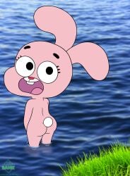 1girl 1girls absurd_res absurdres accurate_art_style anais_watterson anthro anthro_female anthro_only anthro_solo ass ass_cheeks ass_focus back back_view buckteeth bunny bunny_ears bunny_girl bunny_tail butt butt_crack butt_focus buttocks cartoon_network completely_naked completely_naked_anthro completely_naked_female completely_nude completely_nude_anthro completely_nude_female cotton_tail cub embarrassed embarrassed_nude_female eyebrows eyelashes female female_cub female_only fur furry furry_female furry_only high_resolution highres lagomorph mammal mouth mouth_open naked naked_anthro naked_female nude nude_anthro nude_female open_mouth pink-skinned_female pink_body pink_fur pink_nose rabbit rabbit_girl rabbit_tail shocked shocked_expression small smaller_male solo solo_anthro solo_female solo_focus tail the_amazing_world_of_gumball the_wank_bank water watermark young young_anthro young_female younger_female
