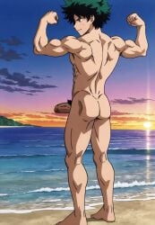 1boy 1male ahe_gao ai_generated air_thrusting anal animated ass_focus comfyui cum_drip deku drooling dwerking from_behind intense_sex izuku_midoriya light-skinned_male male male_only midoriya_izuku muscular muscular_male my_hero_academia oiled penis shiny_skin solo solo_male stable_diffusion sweat tagme tongue_out video