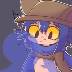 1girls breast_grab breast_sucking breastfeeding breasts breasts_out clothed clothing flat_chest flat_chested niko_(oneshot) nipple_suck oneshot pixelated tagme unifish