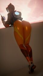 3d_animation animated big_ass big_thighs bouncing_ass female female_only overwatch overwatch_2 ruru3dx tagme thick_ass thick_thighs tracer tracer_(overwatch_2_suit) video wobbling_ass