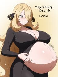 cynthia (pokemon) from nintendo by demonl0rd9