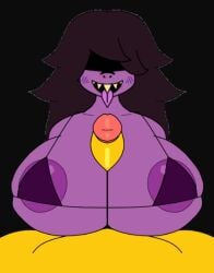 bikini boobjob micro_bikini paizuri susie_(deltarune) titjob titjob