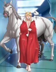 1girls 1horse after_sex artoria_pendragon artoria_pendragon_(lancer) bestiality big_balls big_breasts big_penis blonde_hair blue_eyes blush cheating covering cucked_by_beast cuckold cum dripping_cum dun_stallion english_text equine equine_genitalia equine_penis european_female exabyte exabyte_(parallax05) fate/grand_order fate_(series) fur_coat gold_jewelry heart heart_symbol horse horse_penis horsecock huge_balls implied_bestiality implied_zoophilia impregnation interspecies kiss_mark large_breasts large_penis light-skinned_female netorare ntr ovum ovum_with_heart parallax05 saliva saliva_trail short_hair steam text voluptuous voluptuous_female xray_view zoophilia