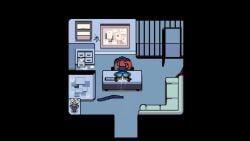 1boy 1girls assertive_female blue_body bursting_breasts cowgirl_position cum cum_in_pussy cum_inside deltarune grinding indoors interspecies jail kris kris_(deltarune) larger_female long_video longer_than_3_minutes mating_press pixel_art police policewoman prison prisoner rape red_hair reverse_cowgirl_position reverse_rape reverse_suspended_congress riding sex sex_from_behind smaller_male sprite sprite_art straight tagme theevilfallenone undertale_(series) undyne until_they_like_it vaginal_penetration video wardrobe_malfunction