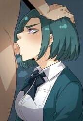 ai_generated blowjob cecile_(unordinary) ceremon_vaughan fellatio irrumatio oral oral_penetration oral_sex sucking sucking_penis unordinary webtoon webtoon_waifu