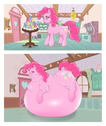 1girls 2_panel aquaeagle backround bbw before_and_after belly belly_blush belly_bulge belly_expansion belly_inflation big_ass big_butt blue_eyes blush cant_move chubby chubby_belly chubby_cheeks chubby_female comic comic_page comic_panel cupcake double_chin earth_pony eating fat fat_ass fat_butt fat_inflation fat_rolls fatty feedee feederism female feral food food_fetish food_inflation horse immobile immobilization immobilized immobilizing_anatomy inflation lying_on_stomach my_little_pony obese obese_female overweight overweight_female pink_fur pink_hair pinkie_pie_(mlp) pony self_upload ssbbw sugarcube_corner table tongue tongue_out too_big_to_move transformation transformation_sequence transformation_through_food tummy tummy_bulge two_panel_image weight_gain