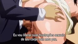 animated censored female kazusiro_23 male netorare_zuma nipples sex stockings