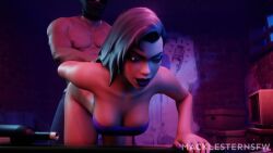 3d animated bandeau bent_over bent_over_table big_breasts bouncing_breasts cleavage doggy_style doggy_style fortnite fortnite:_battle_royale looking_at_viewer macklesternsfw no_sound tagme valentina_(fortnite) video