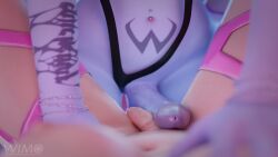 2futas 3d alexavlewd blizzard_entertainment d.va first_person_view futa_on_futa overwatch partially_clothed size_difference widowmaker winterismyown