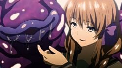 2girls animated anime_screenshot black_hair bow captured gakuen_shinshoku_xx_of_the_dead highres implied_sex long_hair monster multiple_girls sound tagme tentacle tentacle_monster very_long_hair video vore wakaba_tsutsuji xx_of_the_dead