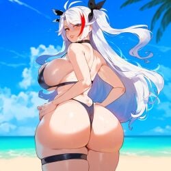 1girls ai_generated azur_lane creamy_ai curvy curvy_female curvy_figure light-skinned_female light_skin long_hair prinz_eugen_(azur_lane) tagme twintails white_hair