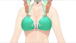 bikini green_bikini hololive hololive_english official_art tagme takanashi_kiara video virtual_youtuber youtube youtuber