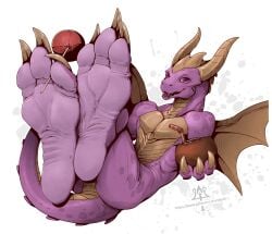 2024 3_fingers 3_toes activision anthro anthrofied candy candy_cane claws coconut_drink dessert dragon dragon_humanoid feet finger_claws food foot_fetish foot_focus horn humanoid_feet kredri lollipop looking_at_viewer male male_anthro membrane_(anatomy) membranous_wings muscular muscular_male mythology nude nude_male pink_eyes plantigrade scalie scalie_humanoid smile soles solo solo_male spyro spyro_the_dragon tail toe_claws toes watermark white_background wings wrinkled_feet wrinkles