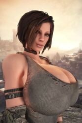 1girls 3d 3d_animation abs alternate_breast_size animated big_breasts big_hips bouncing_breasts breasts breasts_bigger_than_head breasts_bigger_than_torso brown_hair brown_hair_female bulletstorm cleavage clothed clothed_female electronic_arts enormous_breasts epic_games eye_contact female female_only front_view gigantic_breasts hi_res high_resolution highres hips huge_breasts human human_female human_only human_solo jiggle jiggling jiggling_breasts large_breasts large_hips looking_at_viewer massive_breasts multiple_angles overboob people_can_fly shorter_than_30_seconds side_view solo solo_female tagme tank_top top_heavy trishka_novak underboob upper_body vaako video wide_hips